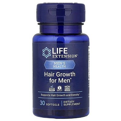 Hair Growth for Men Crescimento Capilar 30 Softgels Life Extension