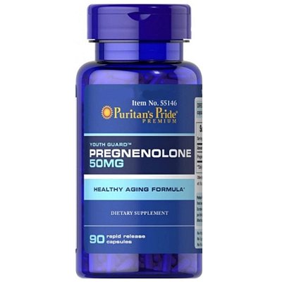 Pregnenolona 50mg 90 cápsulas Puritans Pride