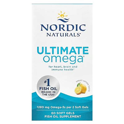Ultimate Omega 1280mg 60 Softgels Nordic Naturals