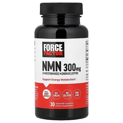 NMN 300mg, 30 Cápsulas Force Factor