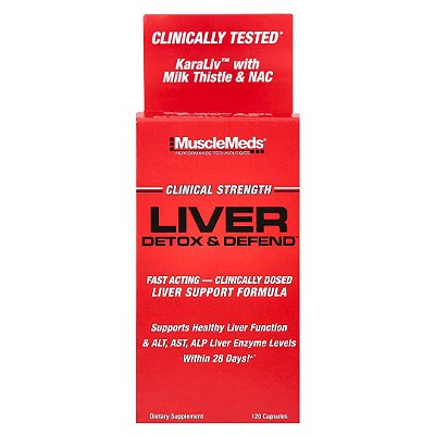 Liver Detox & Defend, 120 Capsules Musclemeds