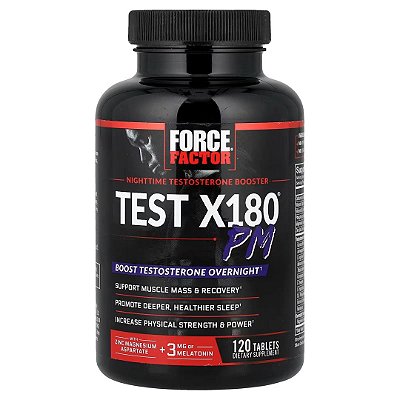 Test X180 PM, 120 Tabletes Force Factor