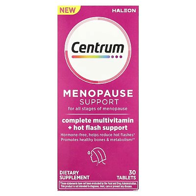 Centrum Menopause Support para todos os Estágios da Menopausa, 30 Comprimidos