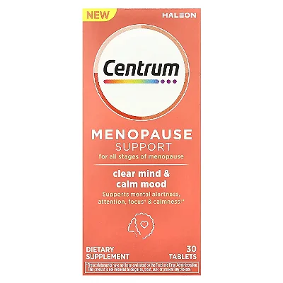 Centrum Menopause Support Mente Clara e Humor Calmo 30 Comprimidos