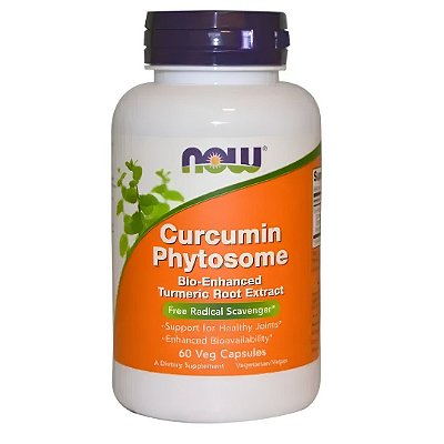 Curcumin Phytosome 60 Cápsulas Now Foods