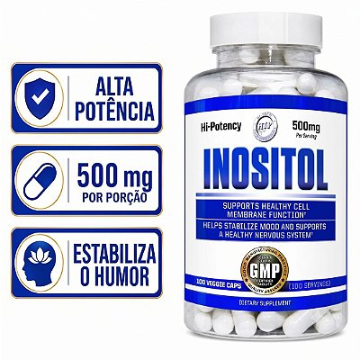 Inositol 500mg, 100 Cápsulas Hi-Tech