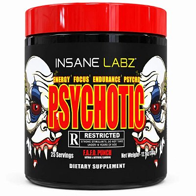 Psychotic Restricted, Fruit Punch 344g Insane Labz