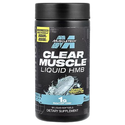 Clear Muscle HMB, 84 Cápsulas Líquidas Muscletech