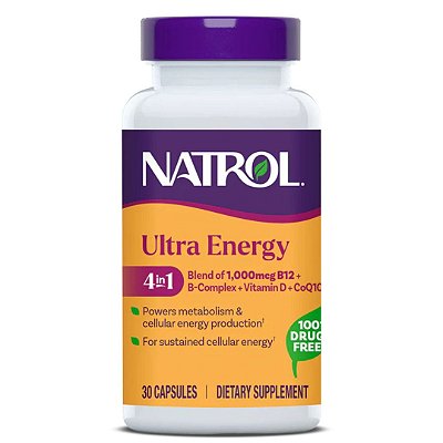 Ultra Energy 4 em 1, 30 Cápsulas Natrol