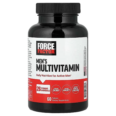Multivitamínico Masculino Daily Nutrition, 60 Comprimidos Force Factor