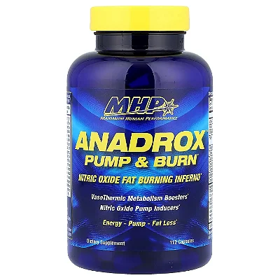 Anadrox Pump & Burn, 112 Cápsulas MHP