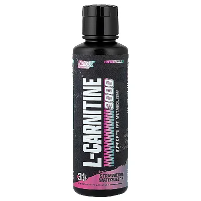 L-Carnitina 3000, Morango e Melancia, 465ml Nutrex