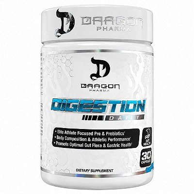 Digestion Rx 30 Cápsulas, 20 Bilhões UFC com PepZin GI, PreforPro e AstraGin - Dragon Pharma