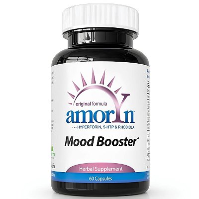 Amoryn Mood Booster 60 Caps, Suplemento Natural para Humor, Ansiedade e Bem-Estar BioNeurix