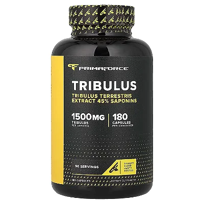 Tribulus Terrestris 1500mg 45% Saponinas 180 Cápsulas - Primaforce