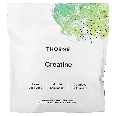 Creatina Monohidratada Micronizada, 30 Sachês de 5g, Thorne