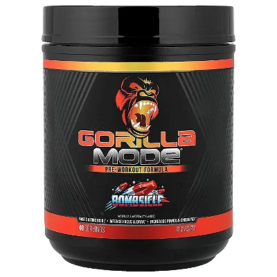 Pré-Treino Gorilla Mode 40 Doses - Gorilla Mind
