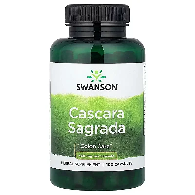 Cáscara Sagrada 450mg 100 Cápsulas - Swanson