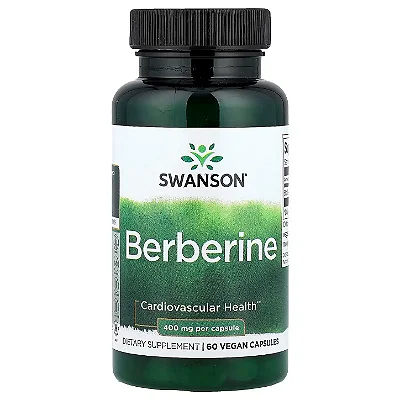 Berberina 400mg, 60 Cápsulas - Swanson