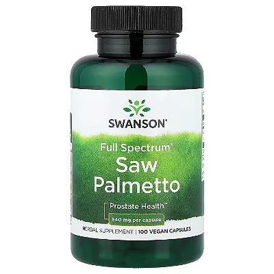 Saw Palmetto 540mg 100 Cápsulas Veganas - Swanson