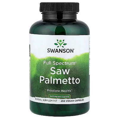 Saw Palmetto 540mg 250 Cápsulas Veganas - Swanson