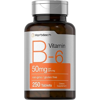 Vitamina B6, 100mg, 120 Tabletes Horbaach