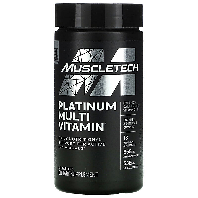 Platinum Multi-Vitamínico 90 caps Muscletech