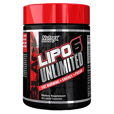 Lipo 6 Unlimited 40 Cápsulas Nutrex