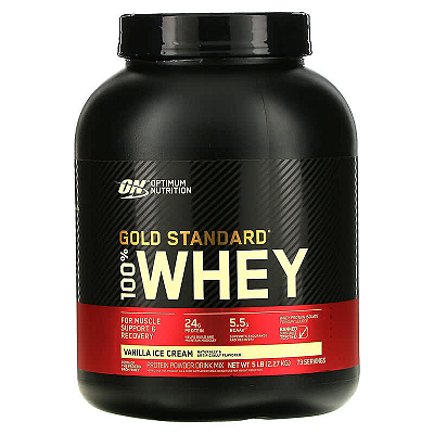 100% Whey Protein Gold Standard (5LB - 2.27kg) Optimum Nutrition