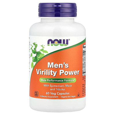 Men's Virility Power (60 Cápsulas) - Now Foods