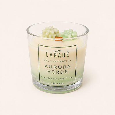 Vela Aromática Aurora Verde 170g
