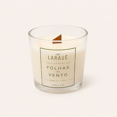 Vela Aromática Folhas ao Vento 170g