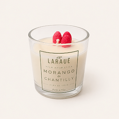 Vela Aromática Morango de Chantilly 170g