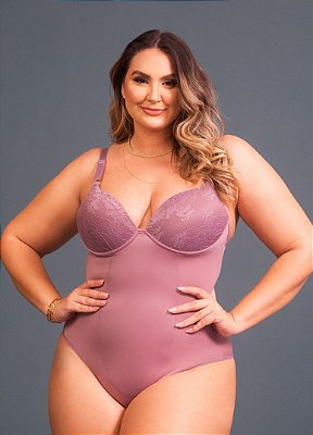 Modelador Dora Básico Renda Plus Size