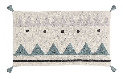 Puff Lorena Canals Azteca Vintage Azul 140 x 80 x 8 cm