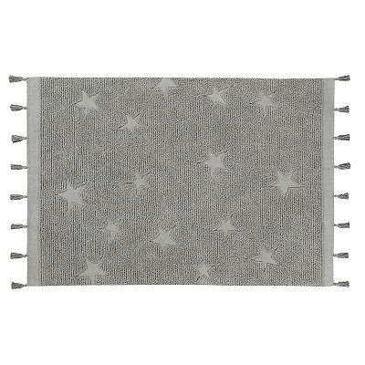 Tapete Lorena Canals Estrelas Hippy Cinza 120 x 175 cm