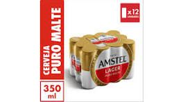 Amstel 350ml – Caixa com 12 unidades