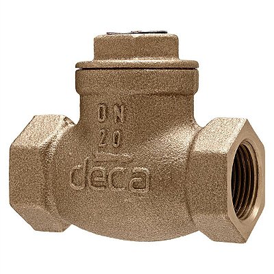 Válvula de Retenção Horizontal Bronze Pistão 1/2" - Fig. 041