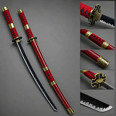 Katana Sandai Kitetsu - Zoro One Piece | Lâmina em Metal