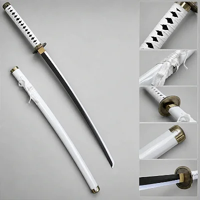 Katana Wado Ichimoji - Zoro One Piece | Lâmina em Bambu
