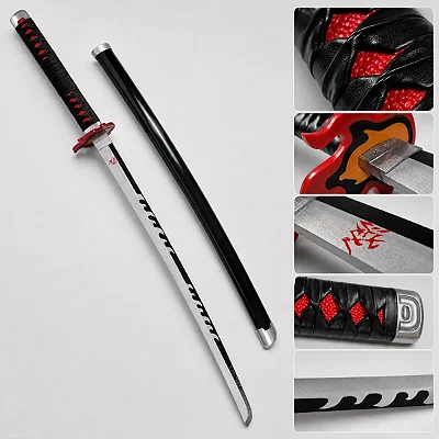 Katana Tanjiro V2 - Demon Slayer | Lâmina em Bambu