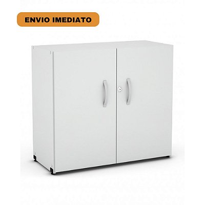 Armario Baixo 2 Portas Maxxi Pandin Cinza Cristal 70 Cm