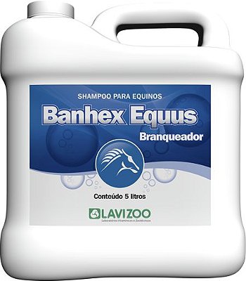 SHAMPOO BANHEX EQUUS BRANQUEADOR 5L LAVIZOO