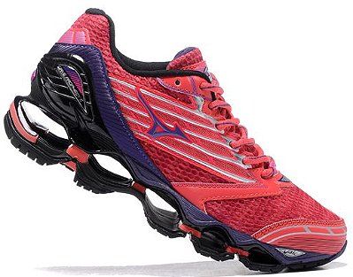 mizuno prophecy 5 feminino cinza e rosa