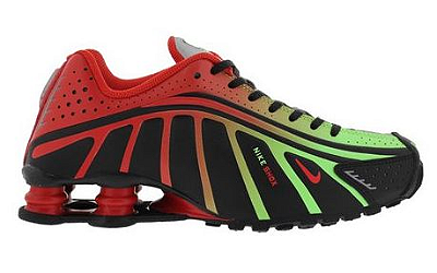 nike shox r4 verdes