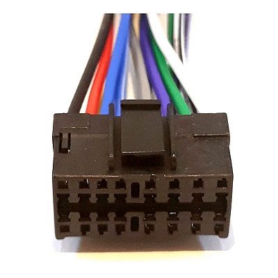 Chicote Conector Plug Auto Rádio Aparelho Sony / Jvc / Aiwa