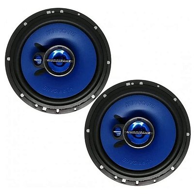 Par Alto Falante 6 Polegadas 100W RMS Triaxial 4 Ohms Bobina Simples Hurricane Potência 200W Máxima