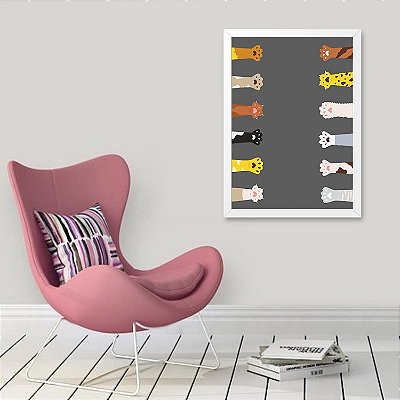Quadro Patinhas de Gatinhos