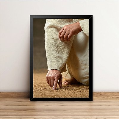 O que Jesus escreveu no chão