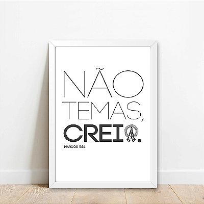 Não temas, creia somente